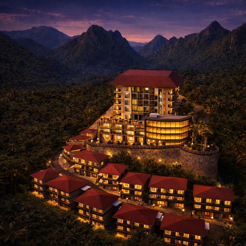 Keinchi Retreat Drone View
